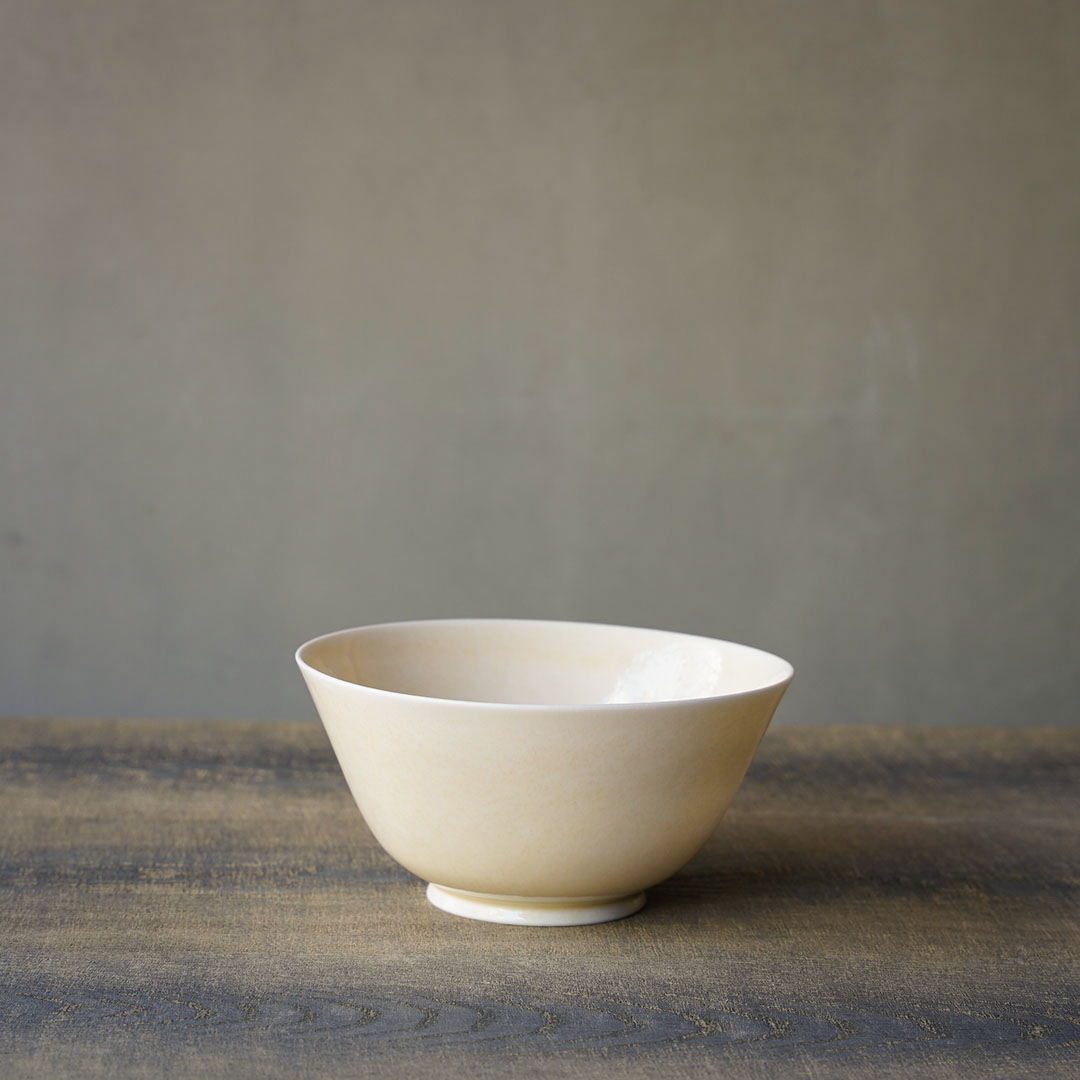◆Yuichi Murakami - Celadon Bowl "Makai" (Gift Set of 2, Light Beige, Small)