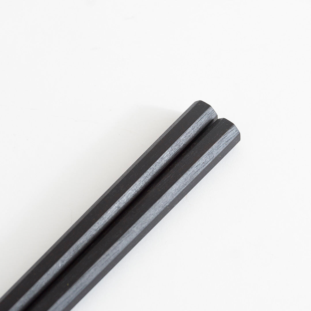 ◆Daikokuya Ebony Chopsticks – Octagon (Gift Set of 2)