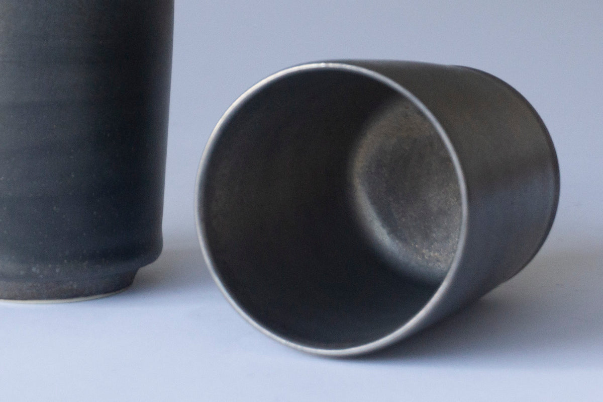 Teacup Mangan Silver Glaze