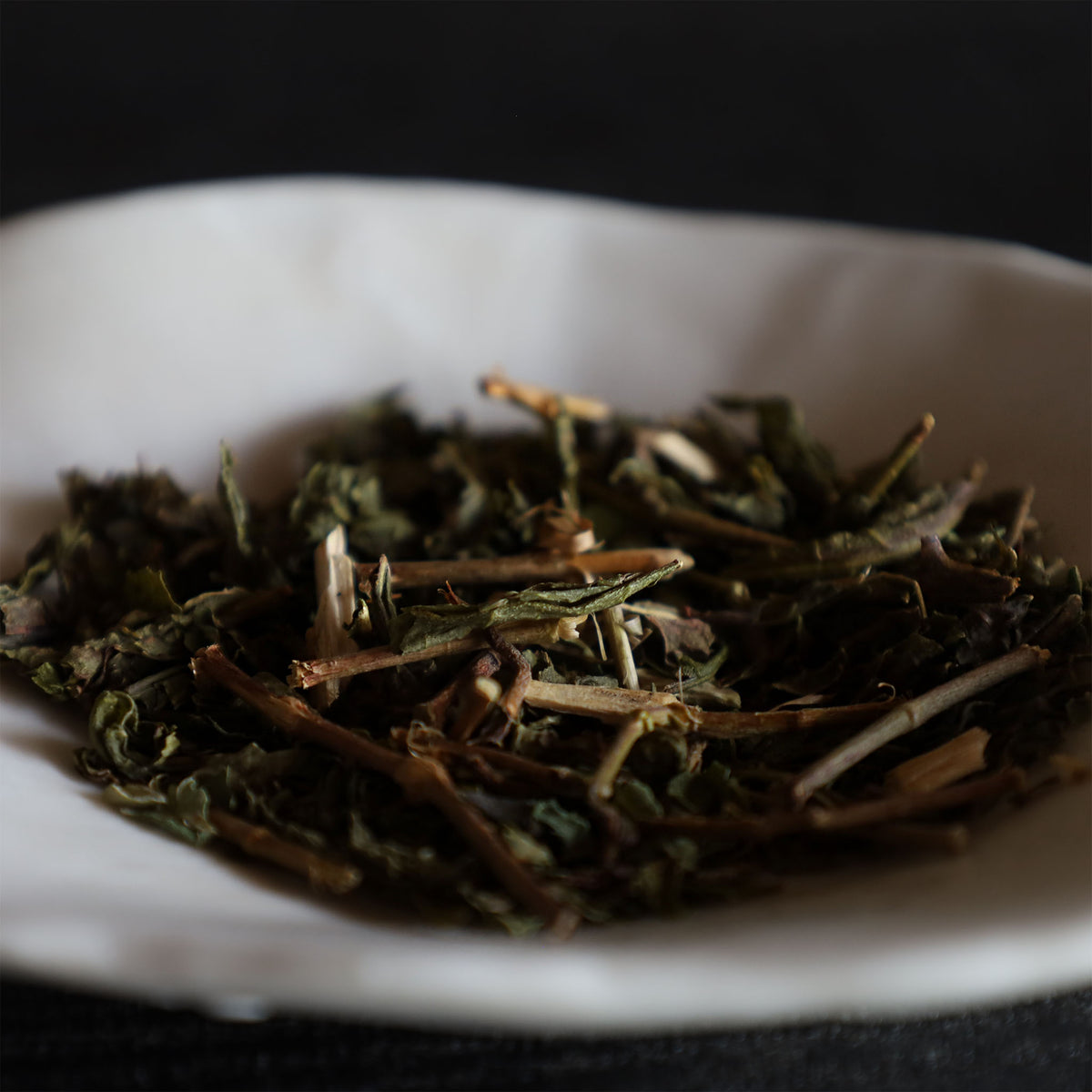 万 無花果と黒文字の釜炒番茶