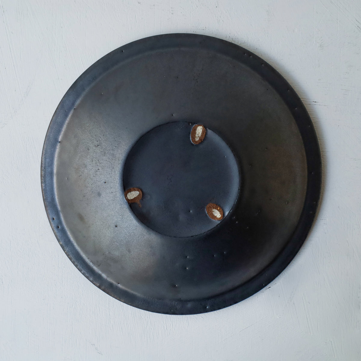 船串篤司 プレート round 21cm 黒